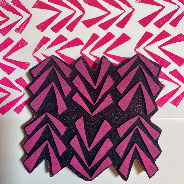 Gina Ahrens | Directions | Foam Stamp