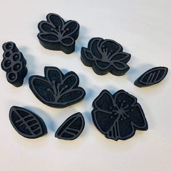 Elizabeth St. Hilaire | Flora Elements | Foam Stamps - Set of 8