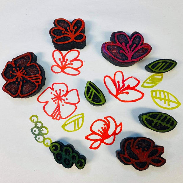 Elizabeth St. Hilaire | Flora Elements | Foam Stamps - Set of 8