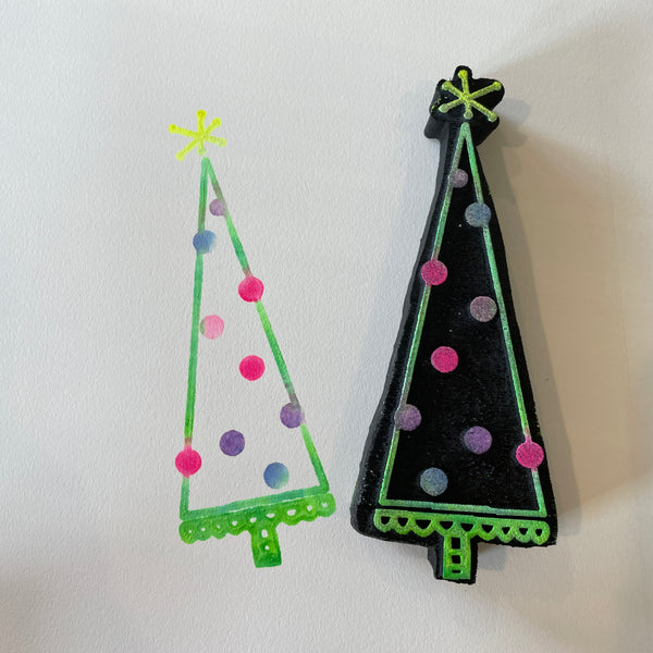 Kae Pea | Cheery Tree | Foam Stamp