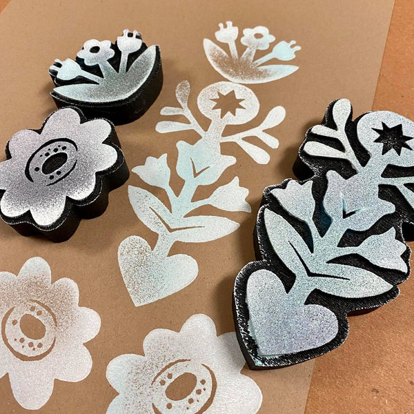 Jone Hallmark | Floral Trio | Foam Stamps - Set of 3