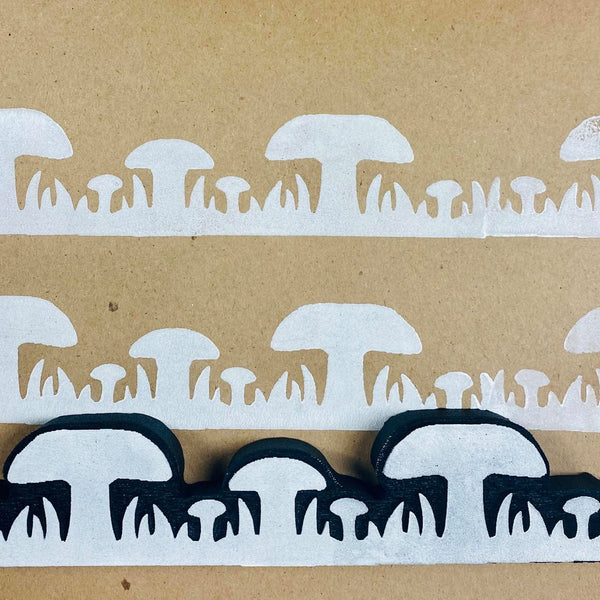 Jone Hallmark | Toadstool Border | Foam Stamp