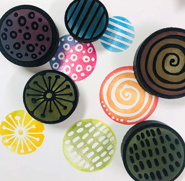 Kae Pea | Microcosms | Foam Stamps - Set of 5