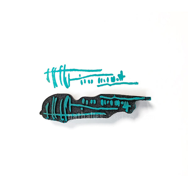 Nathalie Kalbach | Gnarly | Foam Stamp