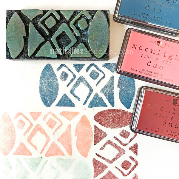 Nathalie Kalbach | Batik Pattern 3 | Foam Stamp