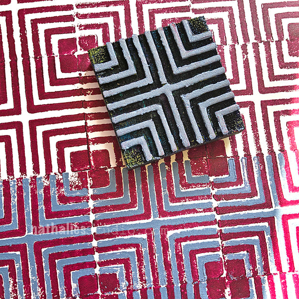 Nathalie Kalbach | Manhattan Positive & Negative | Foam Stamps - Set of 2