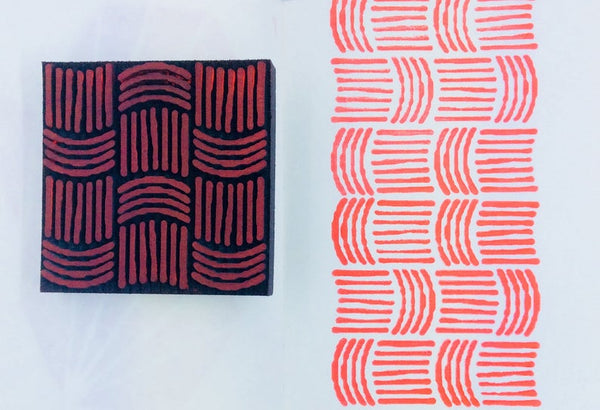 Nathalie Kalbach | Weave | Foam Stamp