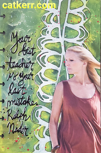 Cat Kerr | Wonky Scallop | Foam Stamp