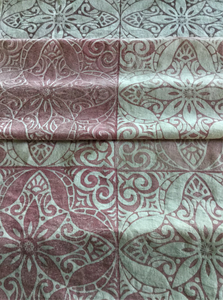 Marta Harvey | Large Floral Tile (Positive) | Foam Stamp