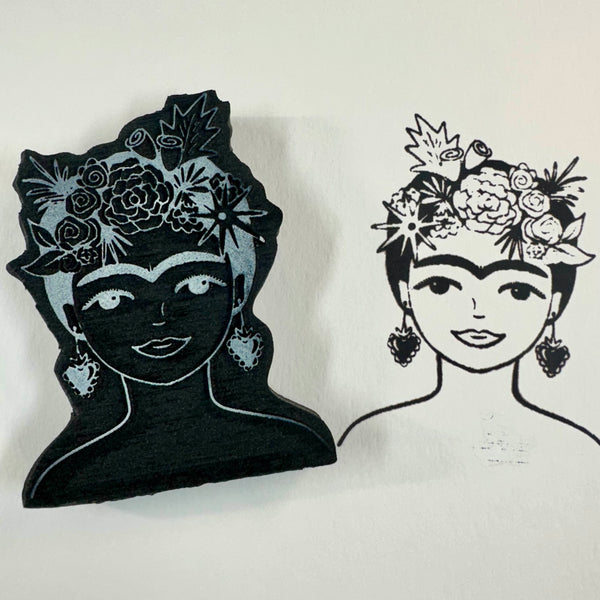 Crafty Chica | Lovely Frida | Foam Stamp