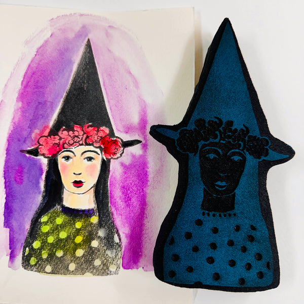 Wendy Aspinall | Witch | Foam Stamp