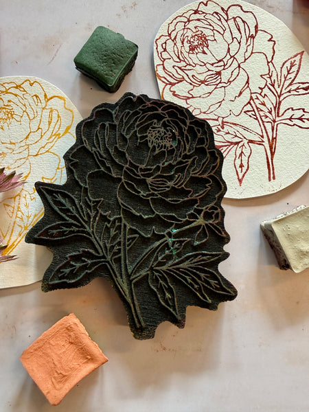 Art To Basic | The Florists Favorite Peony | Art Foam Stamp