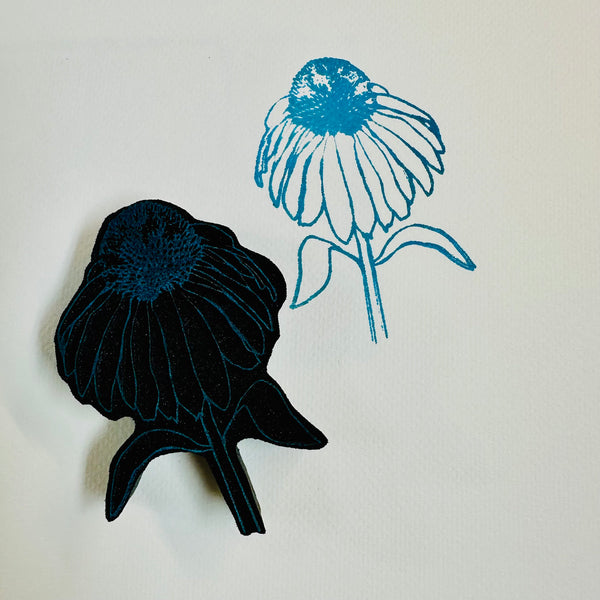 Jenny Maroney | Cone Flower | Foam Stamp