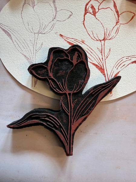 Art To Basic | The Florists Favorite Tulip | Art Foam Stamp