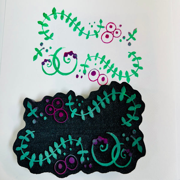Linda Phinney | Poetic Frame | Foam Stamp