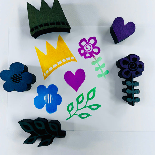 Kecia Deveney | Coralie's Accessories | Foam Stamps - Set of 5