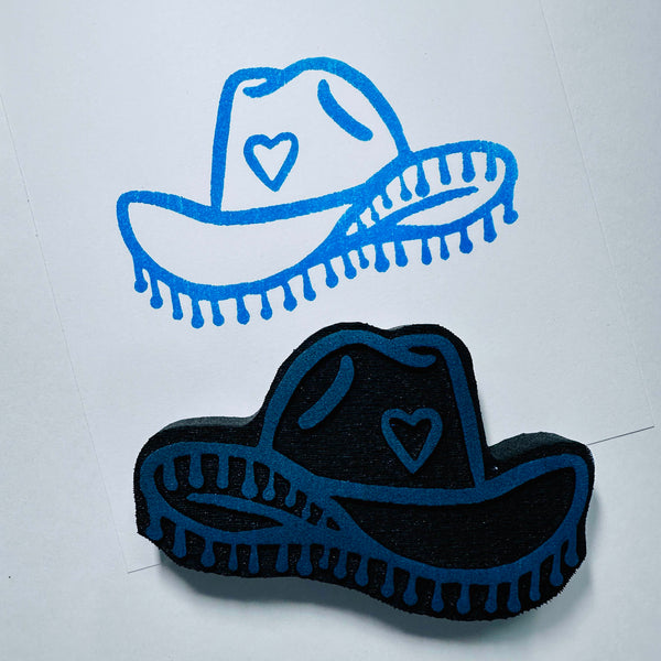 Maxi Moon | Cowgirl Hat | Foam Stamp