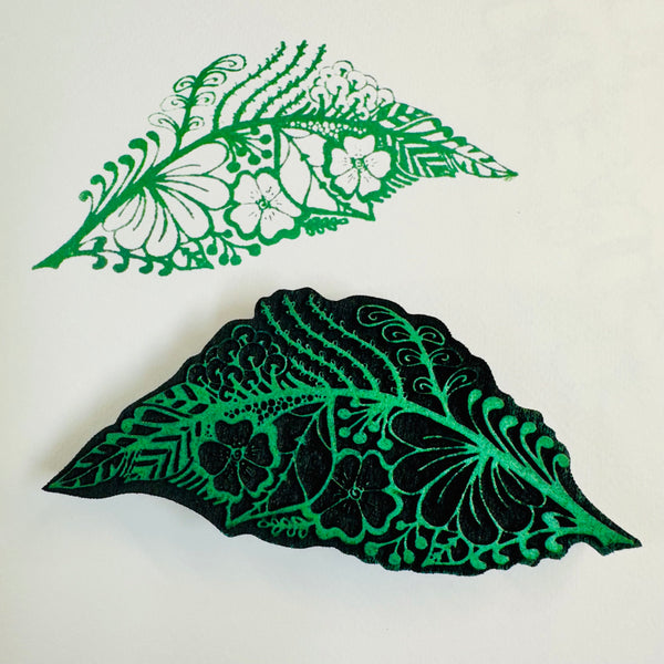 Patti Campbell | Leaf Story | Foam Stamp