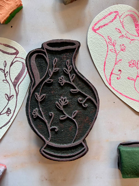 Art To Basic | The Florists Favorite Vase | Art Foam Stamp