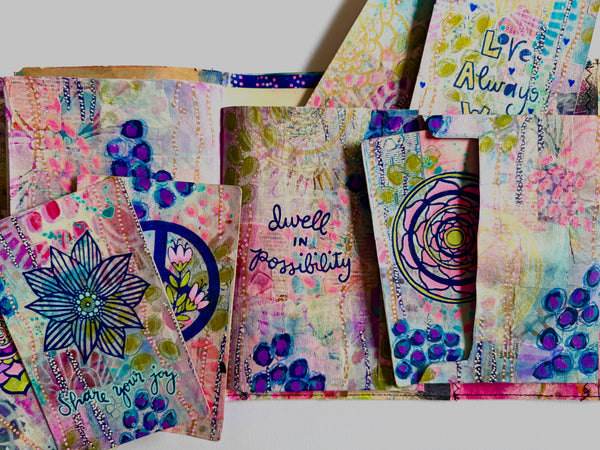 Sarah Gardner for Fodder School | Dwell in Possibility | Foam Stamps - Set of 2