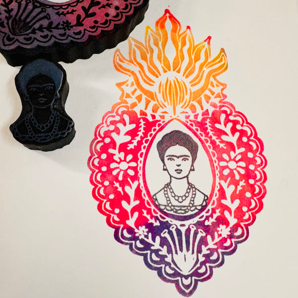 Danita Art | Frida Locket | Foam Stamps - Set of 3