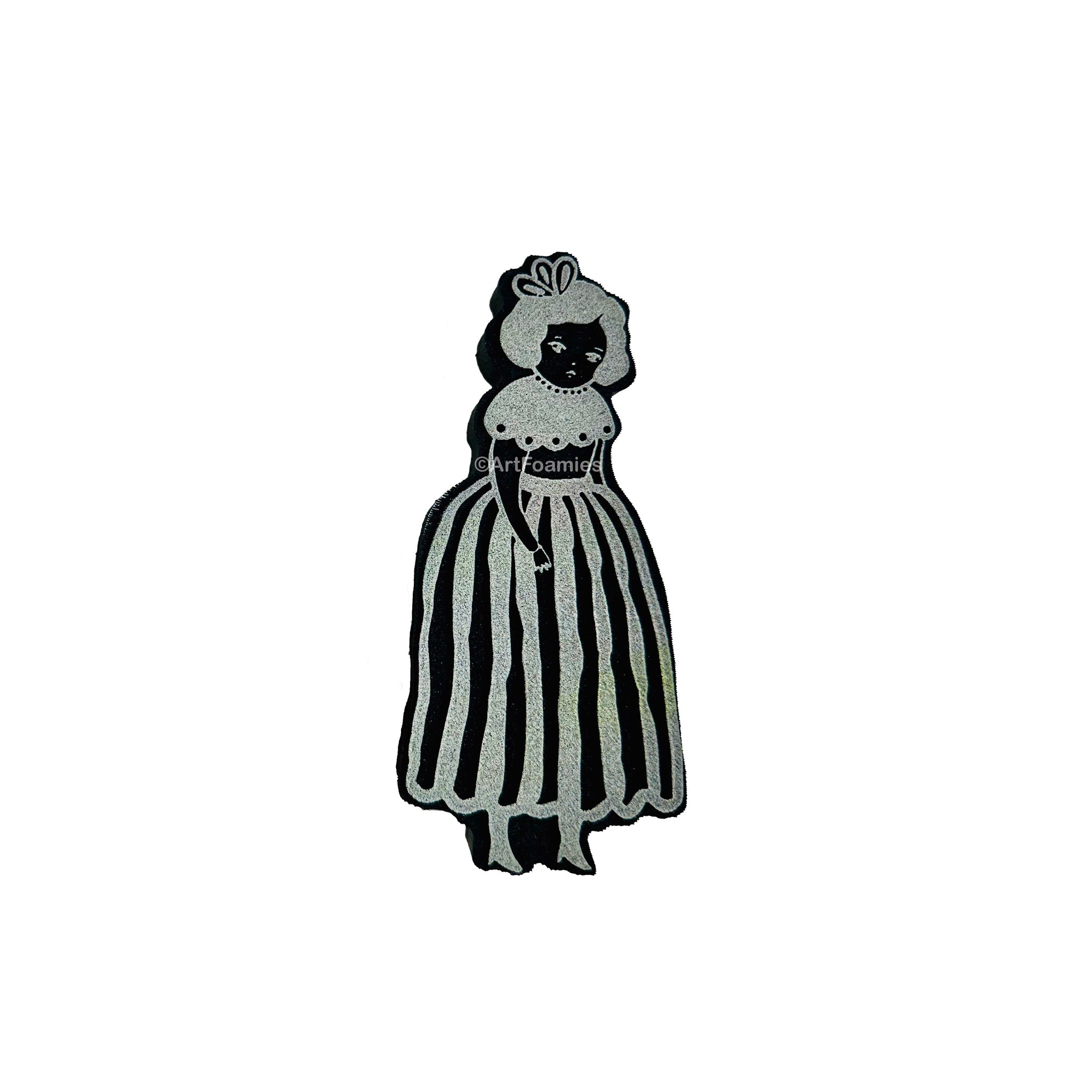 Danita Art | Striped Skirt | Foam Stamp