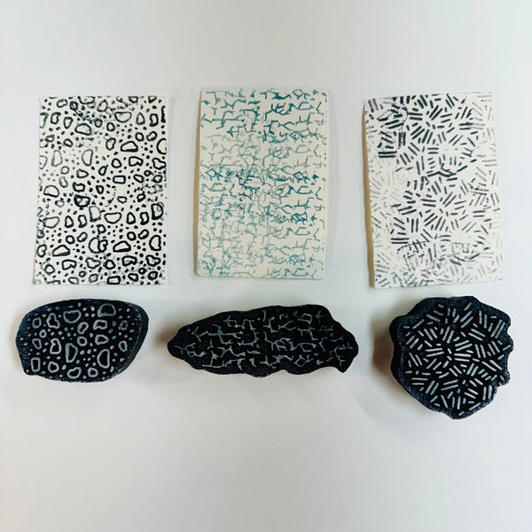 Kae Pea | Security Envelope Motifs | Foam Stamps - Set of 3