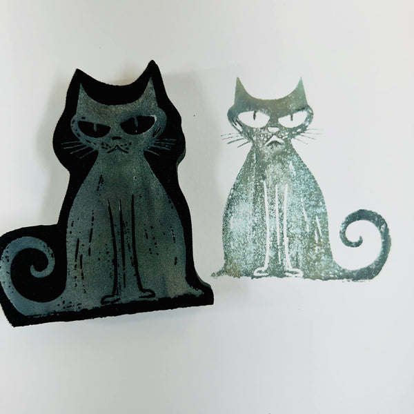 Collage Soup | House Cats | Foam Stamps - Set of 2