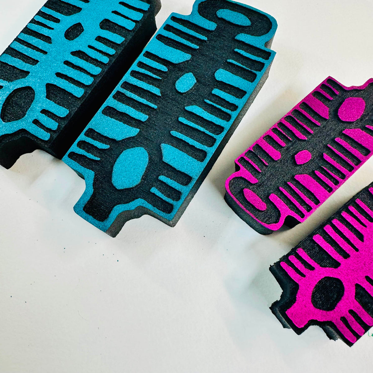 Yetunde Rodriguez for Fodder School | Bones | Foam Stamps - Set of 2 ...