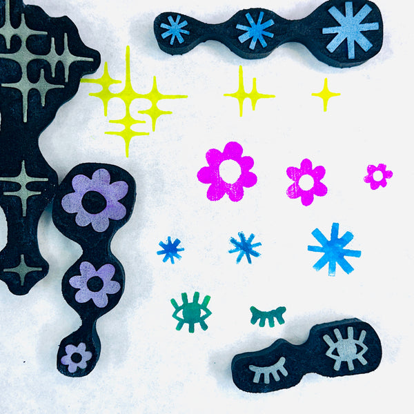 Kate McCurrach for Fodder School | MCM Fun | Foam Stamps - Set of 4