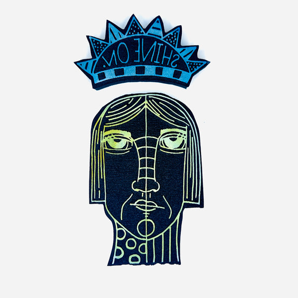 Dori Patrick | Split Heads Shine On (Set 1) | Foam Stamps (Set of 2)