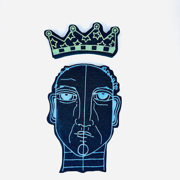 Dori Patrick | Split Head Polka Dot Crown  (Set 2) | Foam Stamps (Set of 2)