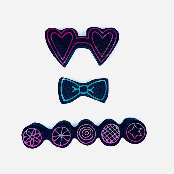 Dori Patrick | Split Head Accoutrements (Set 3) | Foam Stamps (Set of 3)