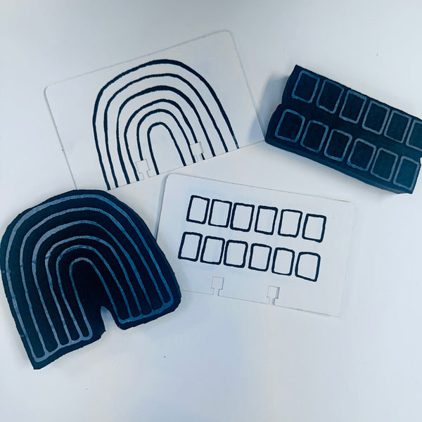 Heather Baley | Swatch Dexie Set 2| Foam Stamps (Set of 2)