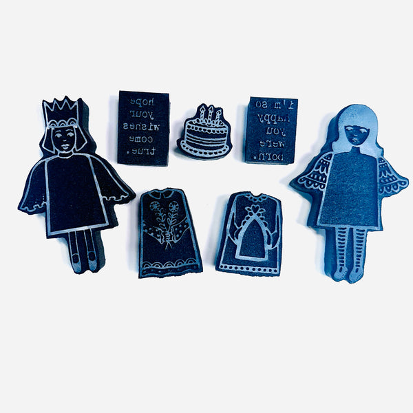 Kae Pea & Megan Quinlan | The Changels Set #3 (Special Bday Set)| Foam Stamps - Set of 7 (Copy)