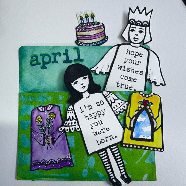 Kae Pea & Megan Quinlan | The Changels Set #3 (Special Bday Set)| Foam Stamps - Set of 7 (Copy)