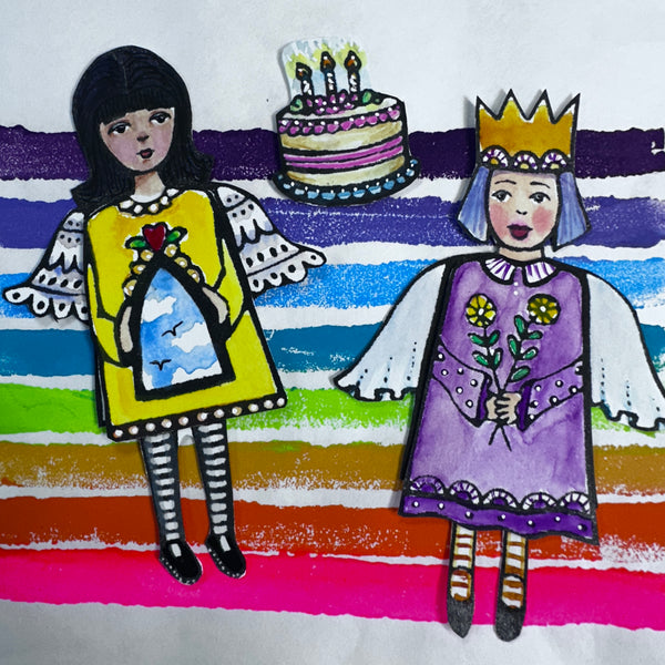 Kae Pea & Megan Quinlan | The Changels Set #3 (Special Bday Set)| Foam Stamps - Set of 7 (Copy)