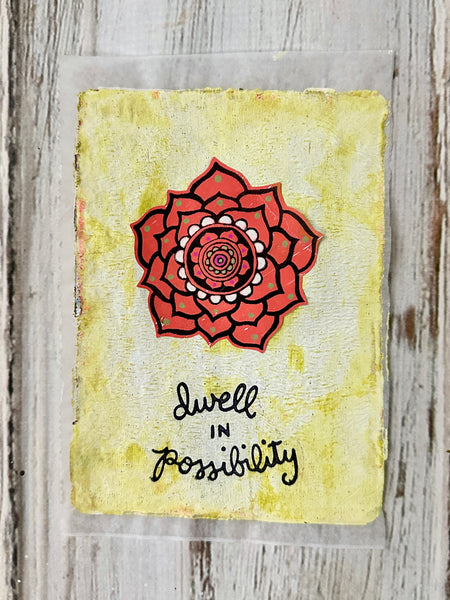 Sarah Gardner for Fodder School | Dwell in Possibility | Foam Stamps - Set of 2