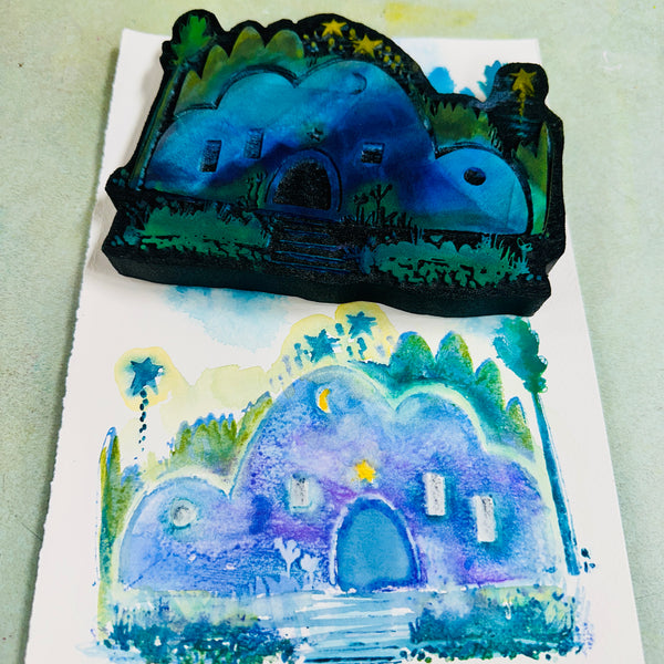 Kae Pea | Portal to You-Topia | Foam Stamp