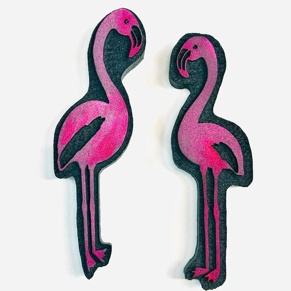 Kae Pea | 2 Flamingos | Foam Stamp (Set of 2)