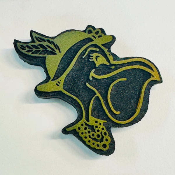 Kae Pea | Cranky Pelican | Foam Stamp