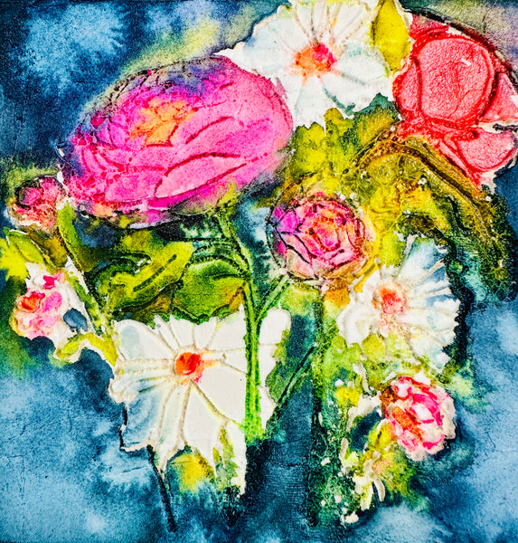 Heather Baley | Big Beautiful Bouquet | Art Foam Stamp