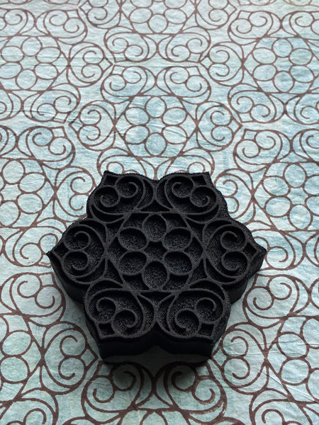 Marta Harvey | Flower Mandalas | Foam Stamp (Set of 4)