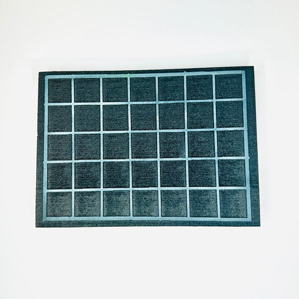 Briana Goetzen | Grid 35 | Art Foam Stamp