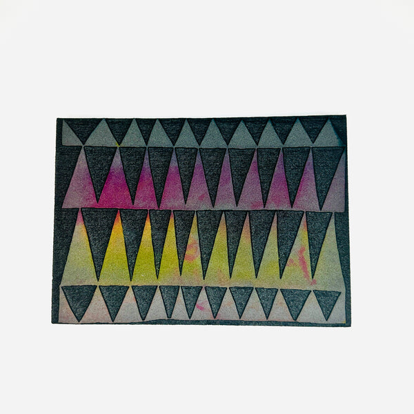 Briana Goetzen | Shark Teeth | Art Foam Stamp