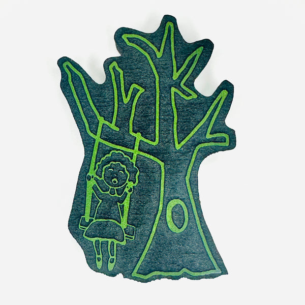 Puffer | Tree Swing | Art Foam Stamp