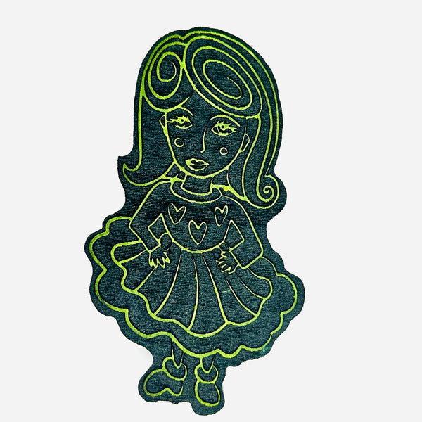 Jenny Maroney | Hearts and Hoop Skirt | Art Foam Stamp