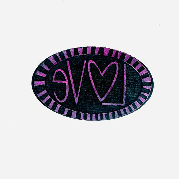 Janis Sigmund | Oval Love | Art Foam Stamp