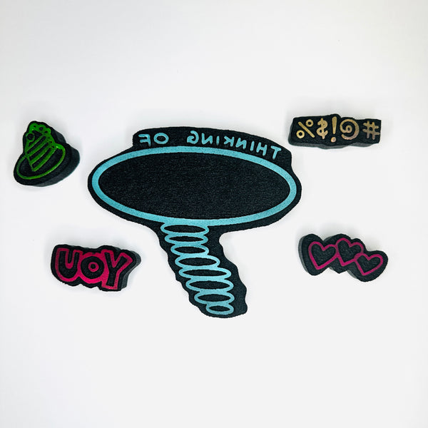 Lydia Leonard | Thought Bubble Collection | Art Foam Stamps (Set of 5)