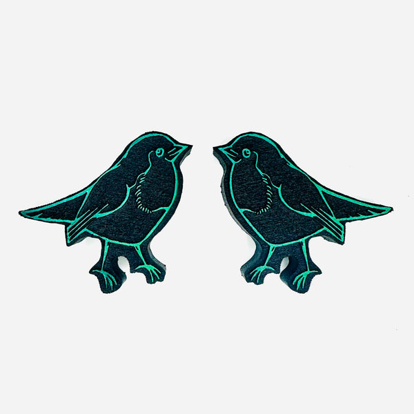 Kathrine M | English Robins | Art Foam Stamps (Set of 2)